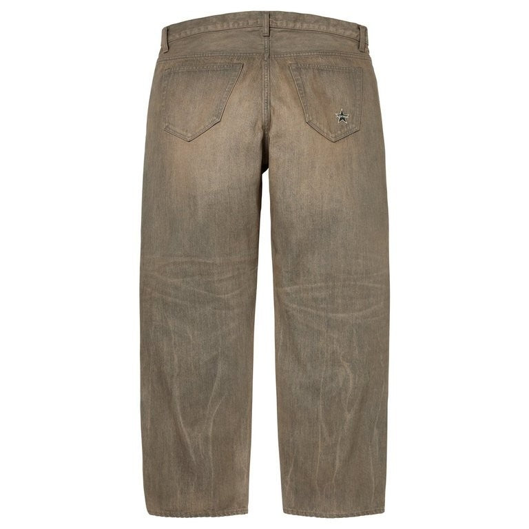 Supreme Distressed Loose Fit Selvedge Jean Washed Grey (26FW)