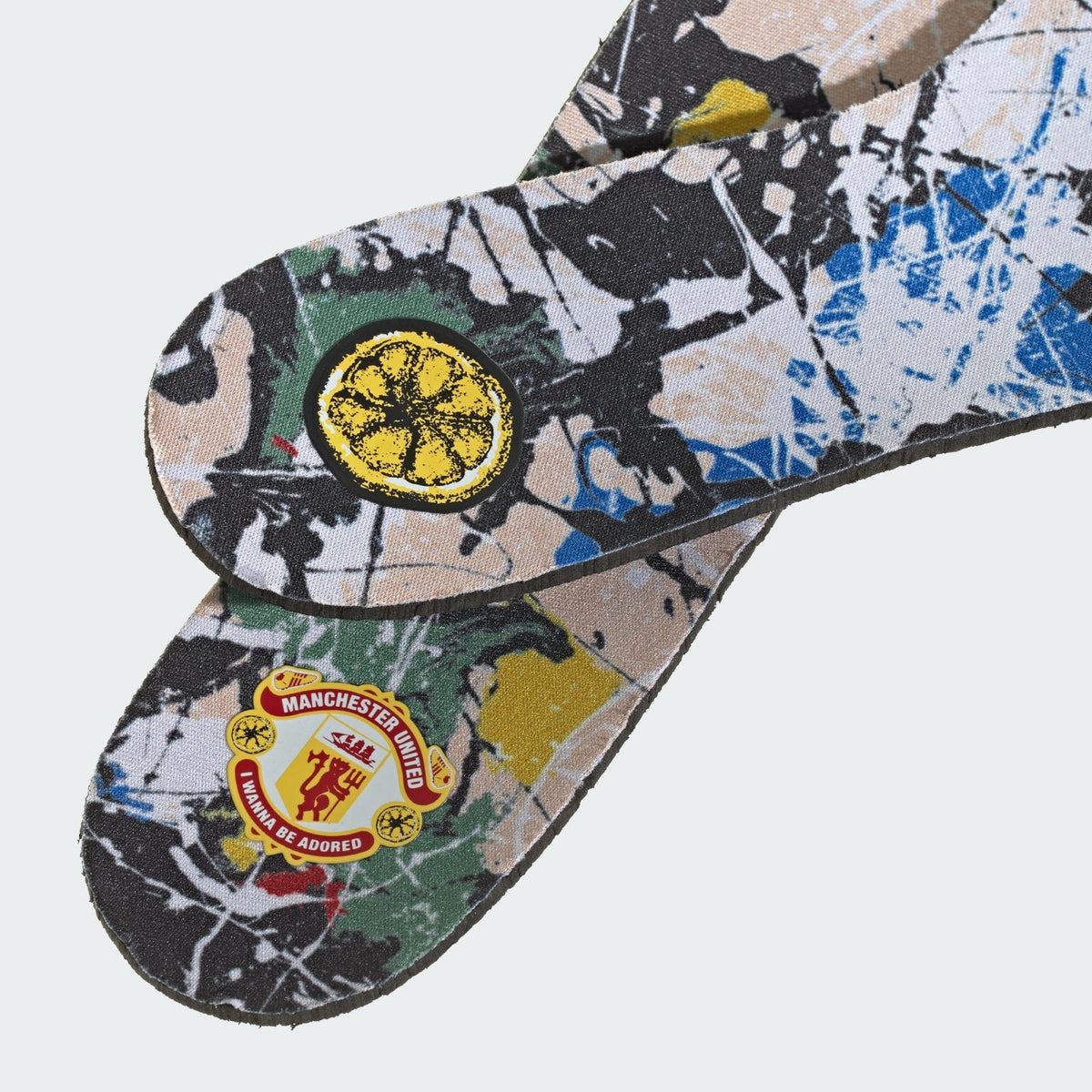 KJ2214 The Stone Roses adidas ZX 600 MUFC Core Black (Men's)