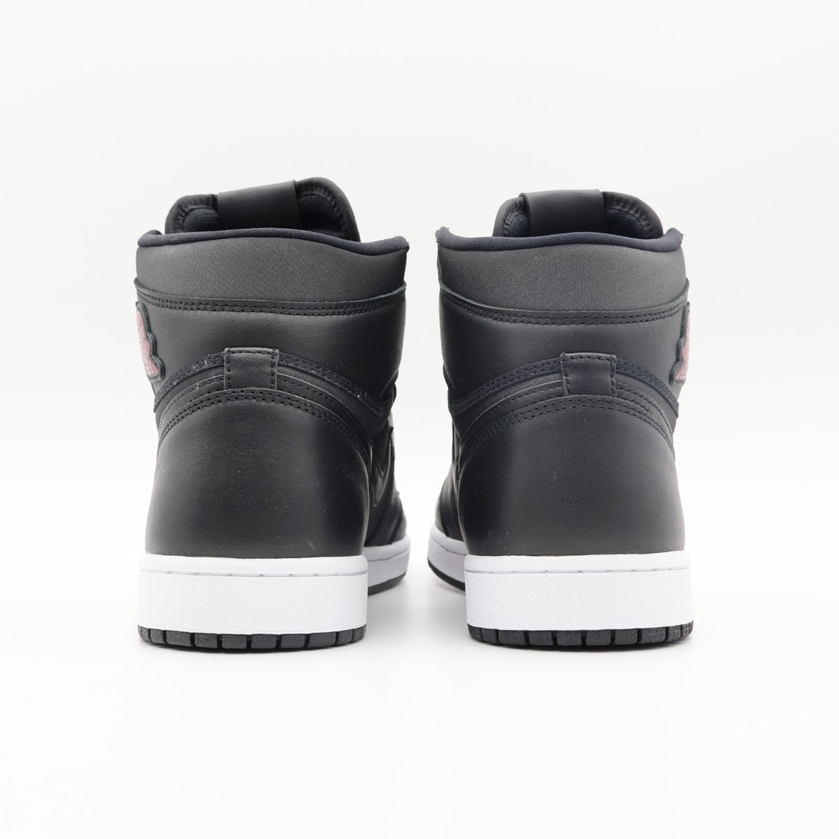 555088-060 Nike Air Jordan 1 Retro High OG Black Gym Red Satin Metallic (Men's)