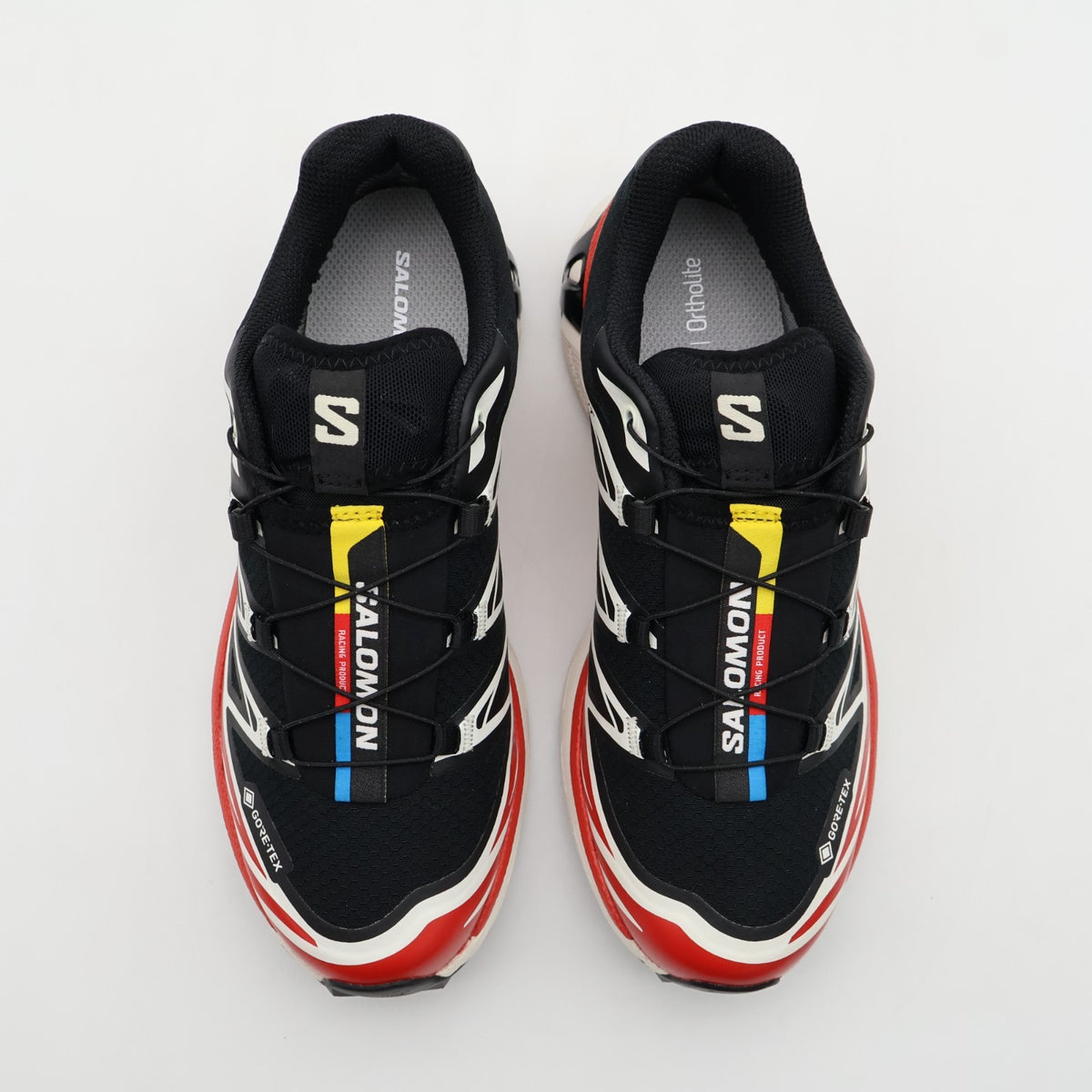 L47974900 Salomon XT-6 GORE-TEX Black Flame Scarlet Vanilla Ice (Men's)