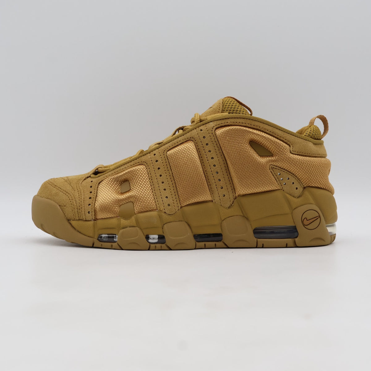 IM6649-700 Nike Air More Uptempo Low Wheat Flax (Men's)