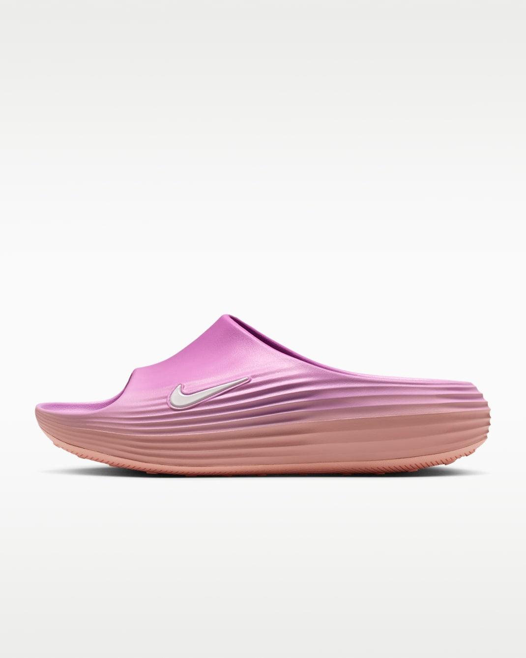 HV4484-802 Nike Women's ReactX Rejuven8 Slides Arctic OrangeLight Magenta (Women