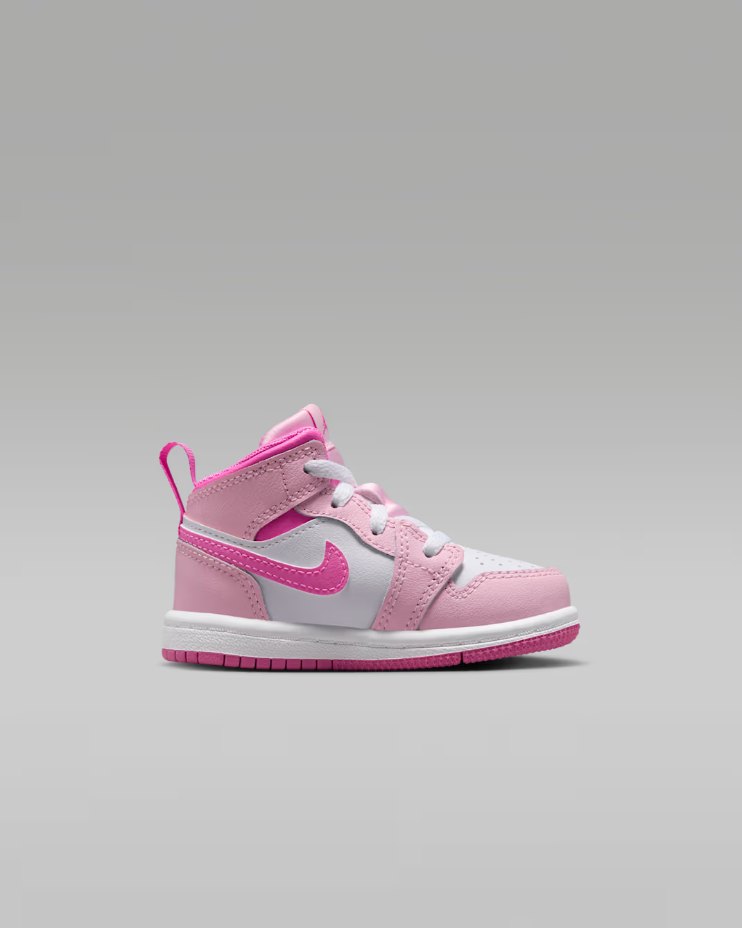 DQ8425-601 Nike TD Jordan 1 Mid "Pink Foam/China Rose" (Toddler)