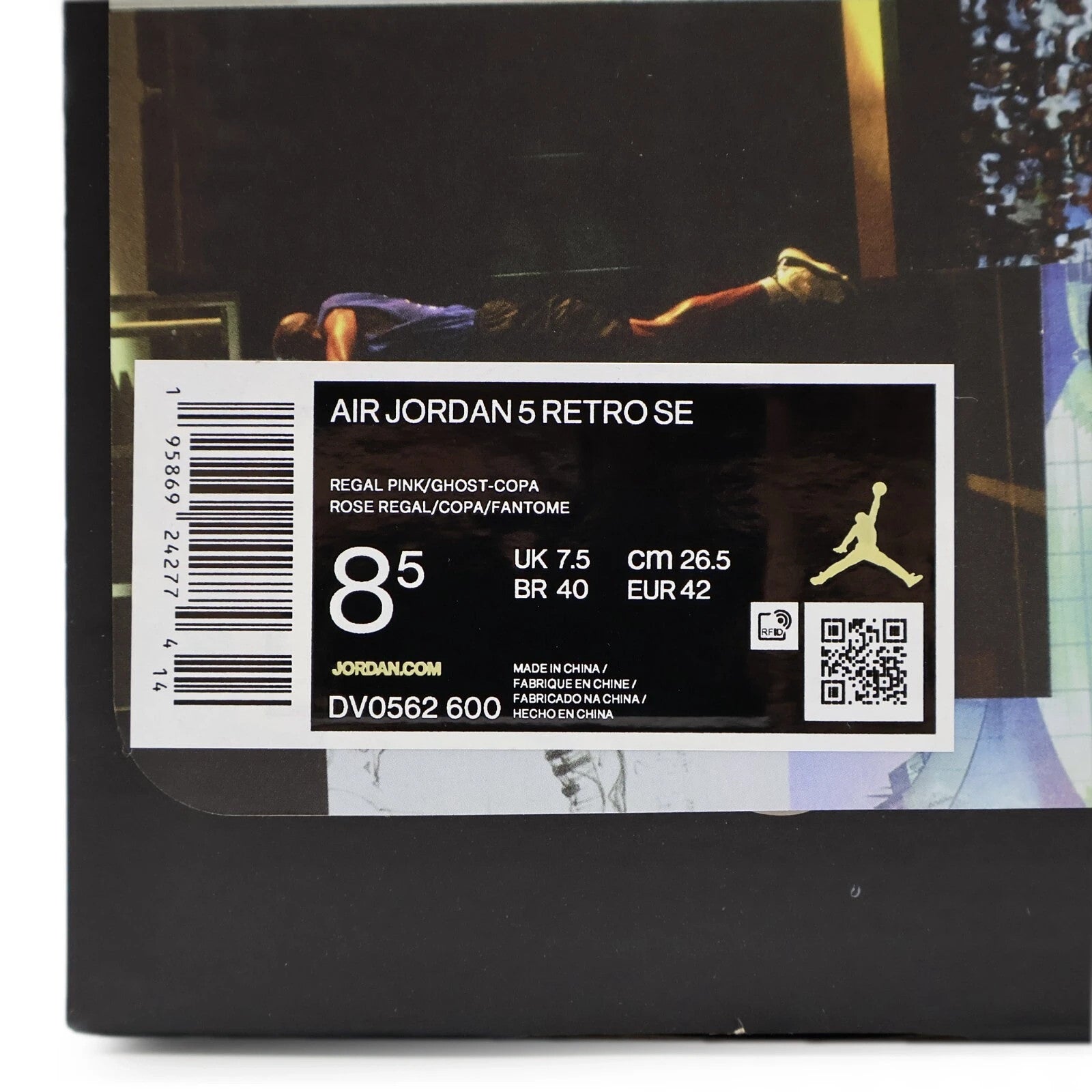 DV0562-600 Nike Air Jordan 5 Retro Easter Regal Pink Ghost Copa (Men's)