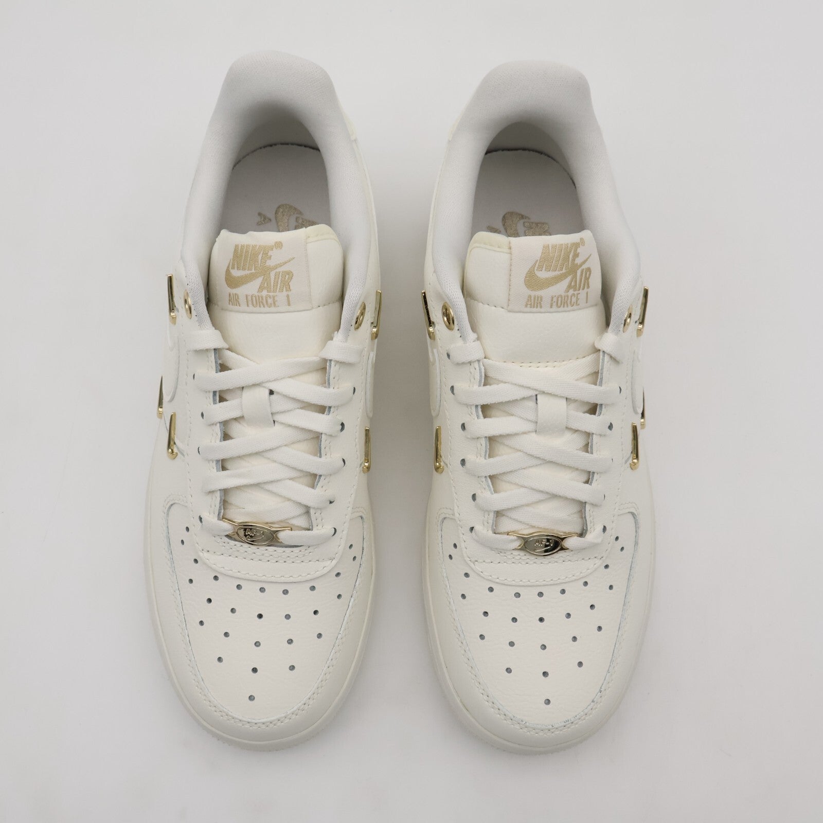 FV3654-111 Nike Women's Air Force 1 '07 LX Sail Metallic Gold (Women's)