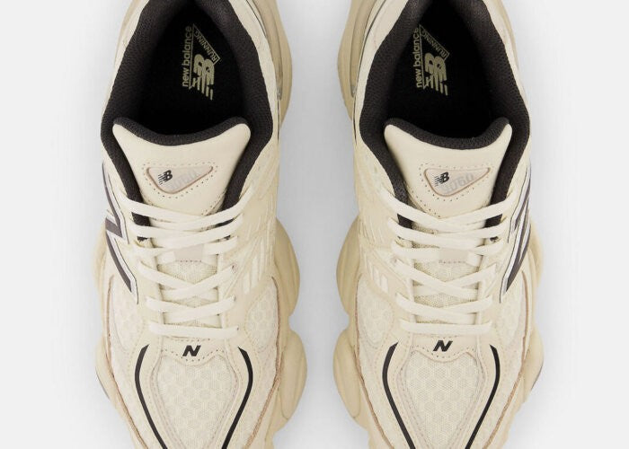U9060DUA New Balance 9060 Turtledove Black Silver Metallic Ivory White (Men's)