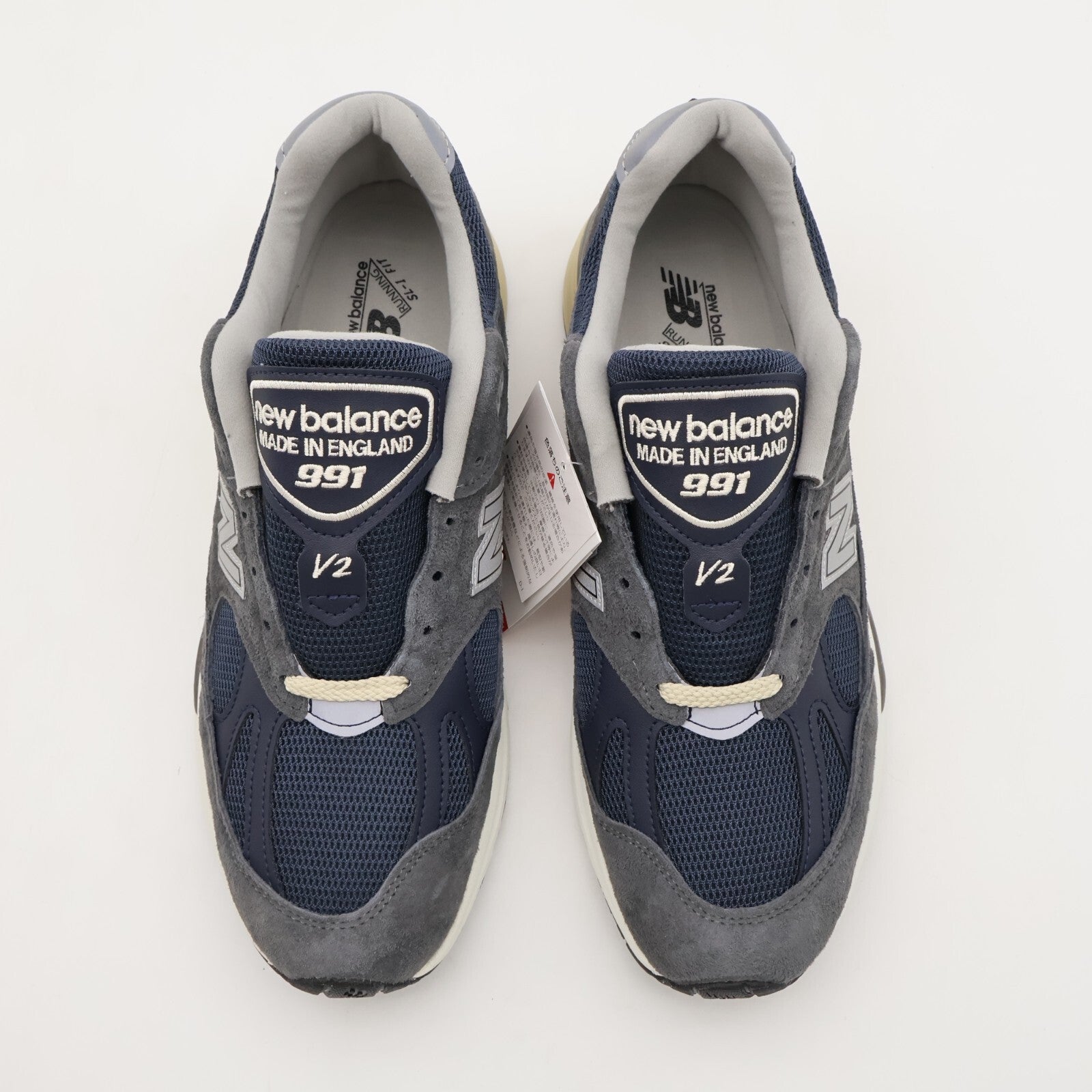 U991GG2 New Balance 991V2 Gray Navy (Men's)