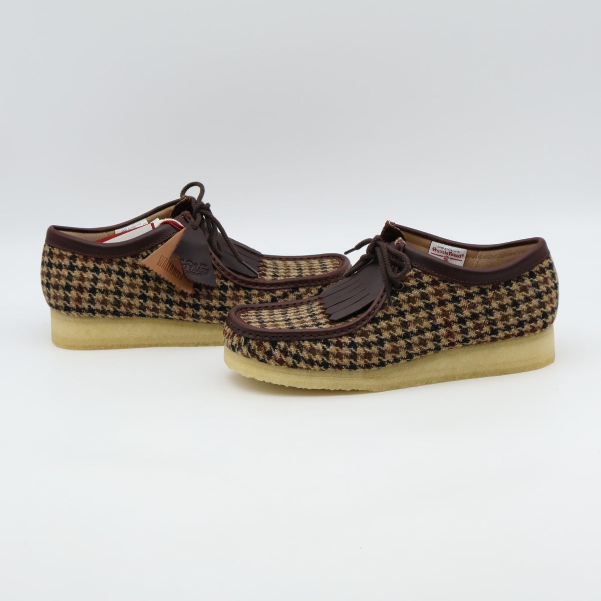 26182791 Harris Tweed Ã Clarks Wallabee Brown Tweed Combi ( Men's )