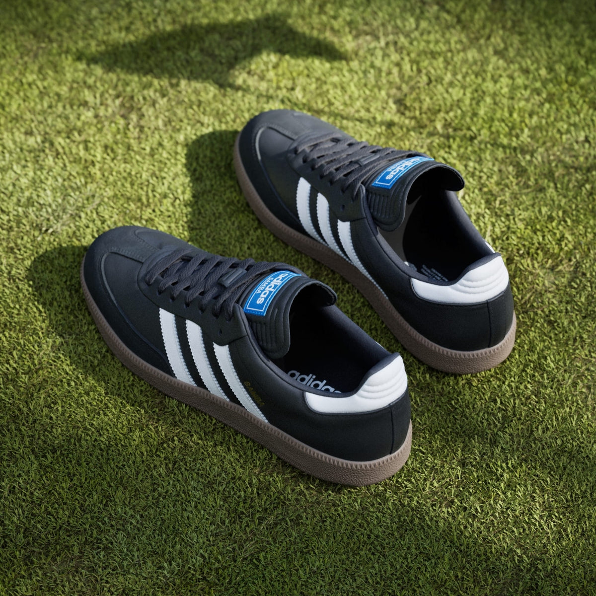 JH6150 adidas Samba Golf Full Grain Leather Core Black Cloud White Gum (Men's)