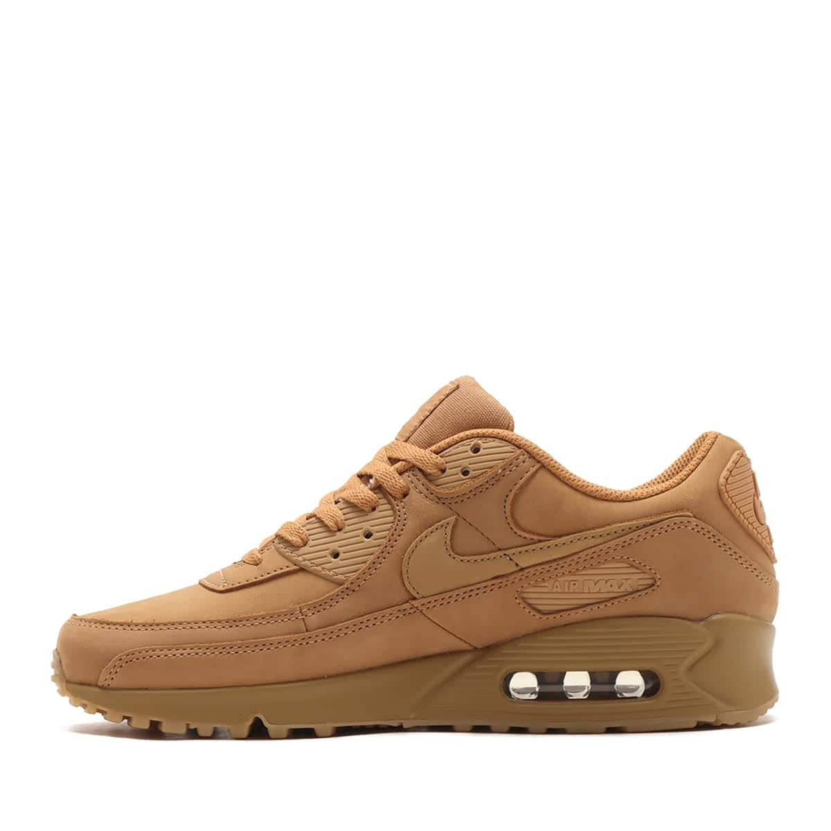 FZ5102-299 Nike Air Max 90 PRM FlaxGum Light BrownWheat (Men's)