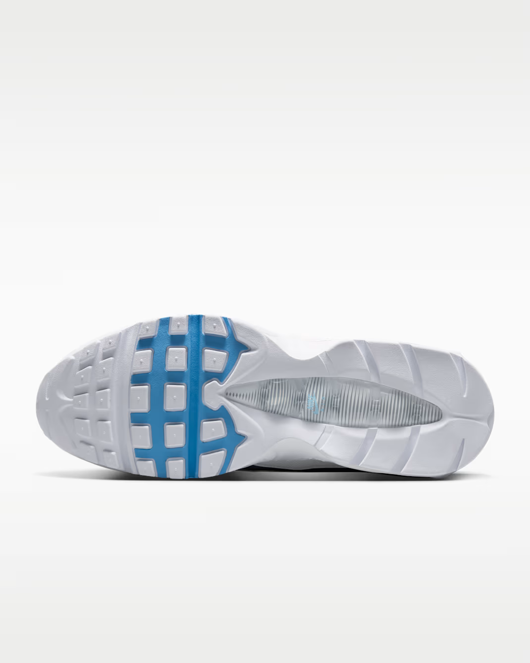 IH7853-003 Nike Air Max 95 Big Bubble Tech "Smoke Grey/Football Blue" (Men's)