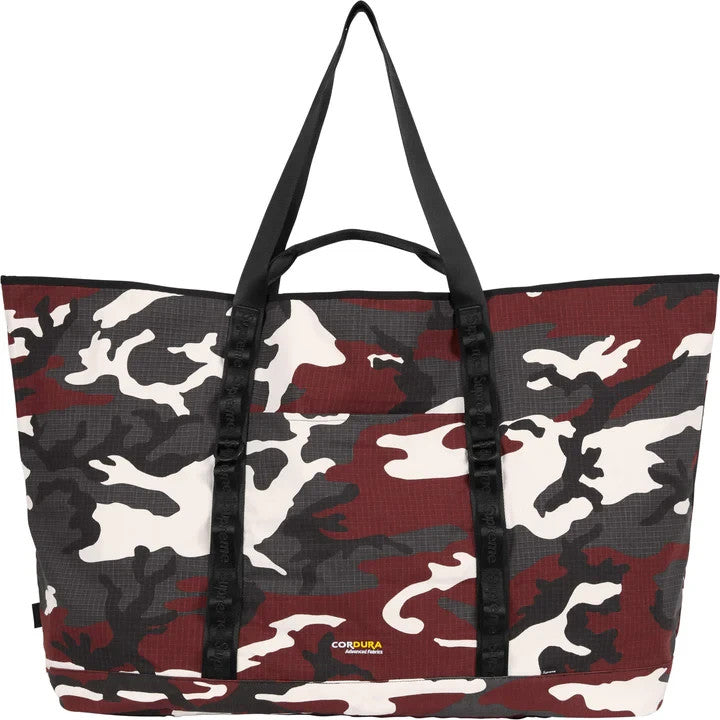 Supreme X-Large Tote Bag + Utility Pouch (26SS) Red Camo