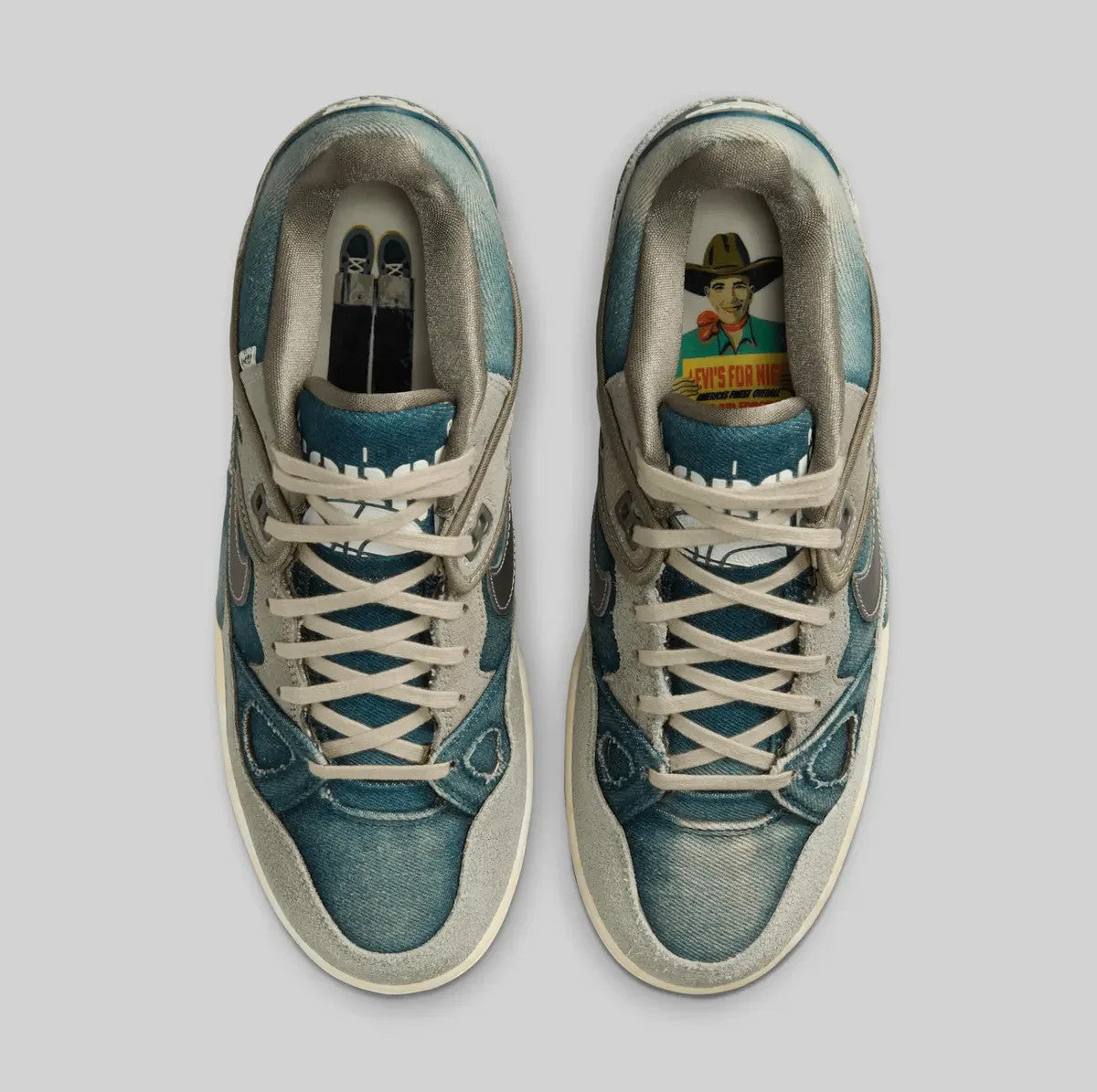 IB1808-001 NIGO Levi's Nike Air Force 3 Low SP  (OGIN Heel Levi's tab) (Men's)