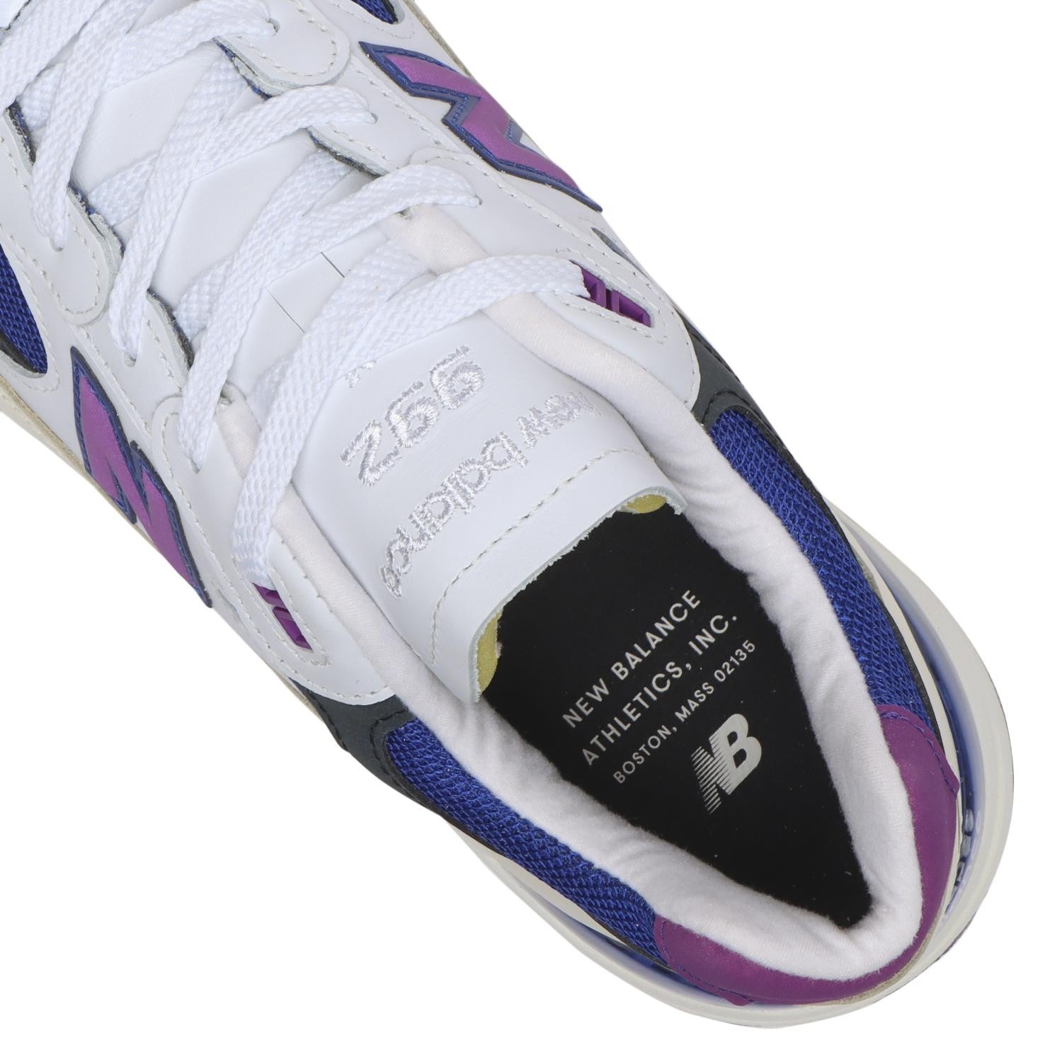 U99278L New Balance 992 White Team Royal Purple Fuchsia (Men's)