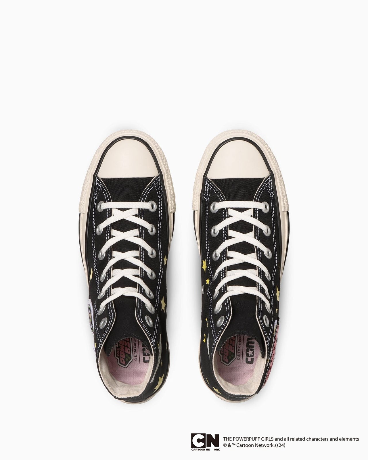 31312821 The Powerpuff Girls Converse All Star Chunkyline Hi Black (Women's)