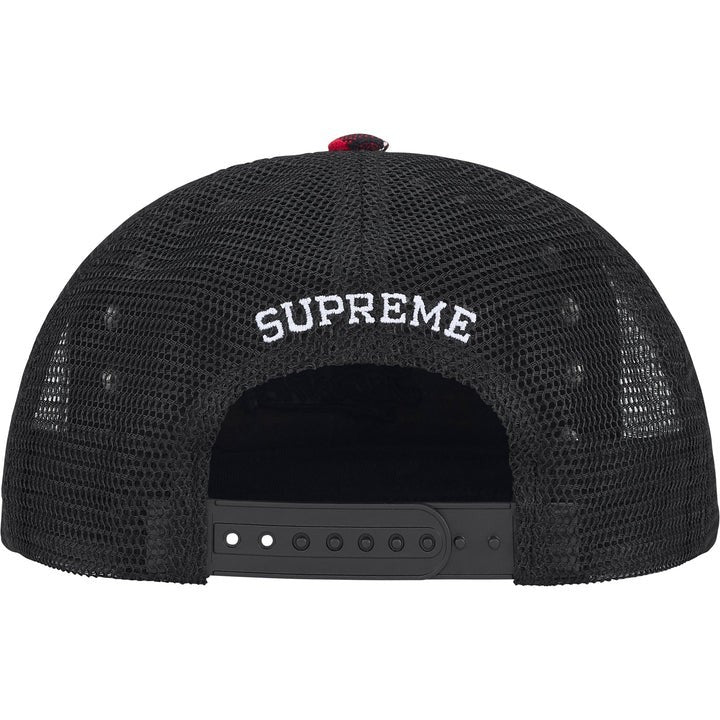 Supreme b.b. Simon Studded Mesh Back 5-Panel Plaid