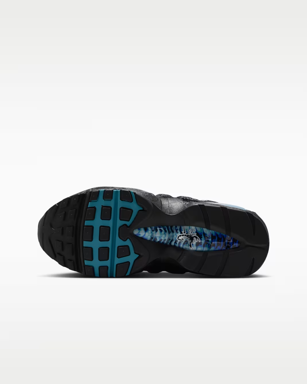 IR2756-001 Nike GS Air Max 95 SE "Black/Gamma Blue" (Kids)