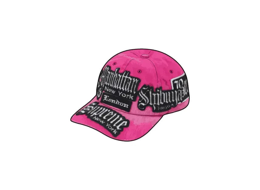 Supreme City Patches 6-Panel "Magenta"