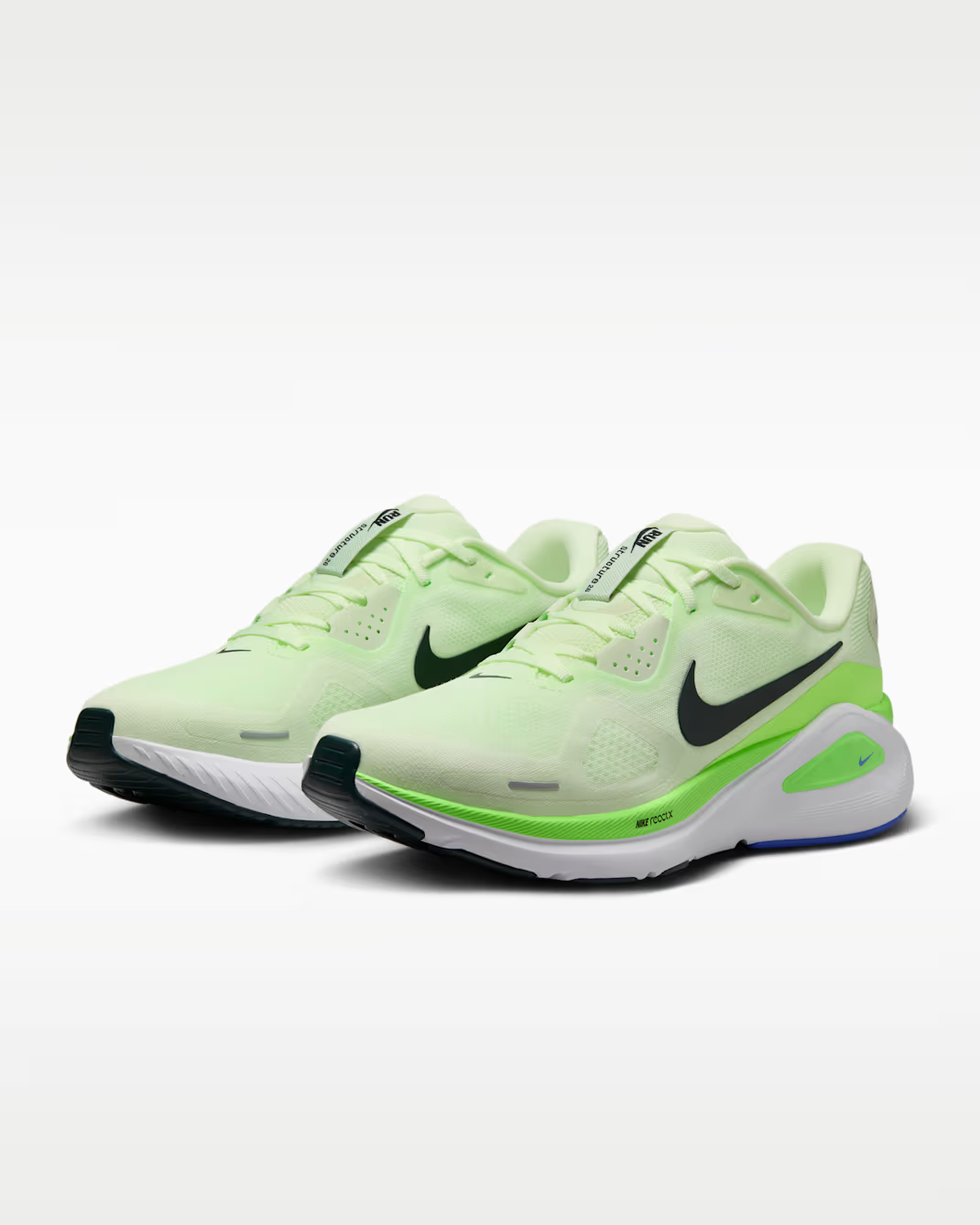 HJ1102-702 Nike Structure 26 Volt Tint Lime Blast Sapphire (Men's)