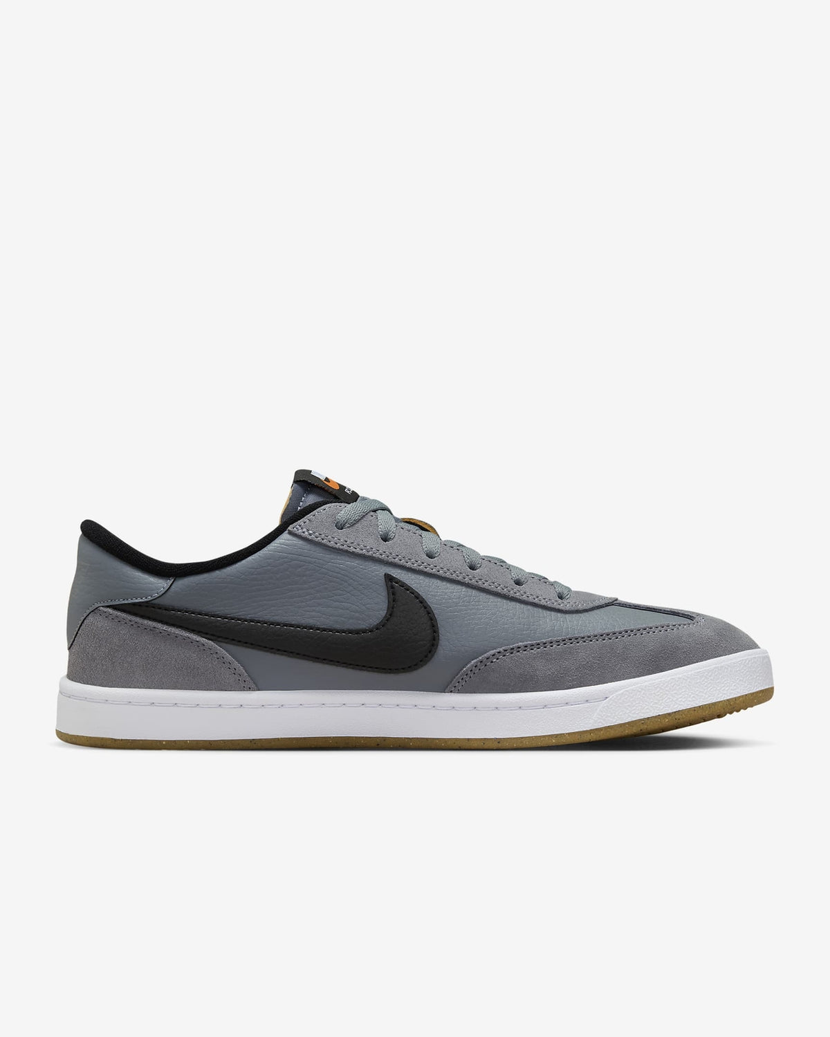 909096-003 Nike SB FC Classic Cool Grey White Vivid Orange Black (Men's)