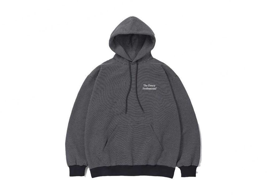 ENNOY Border Hoodie Sweat BlackÃWhite
