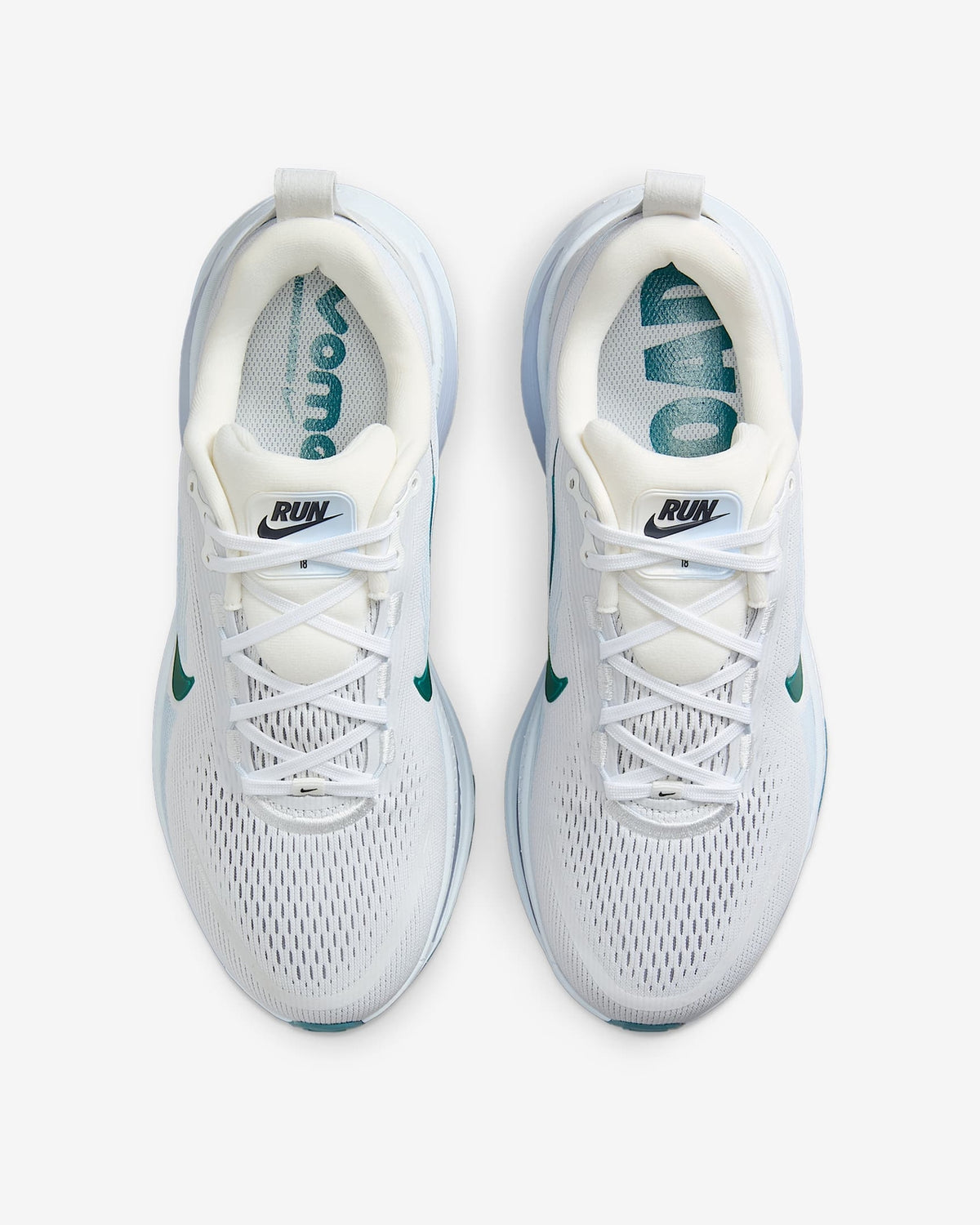 HM6804-103 Nike Vomero 18 Summit White Blue Tint Geode Teal (Women's)