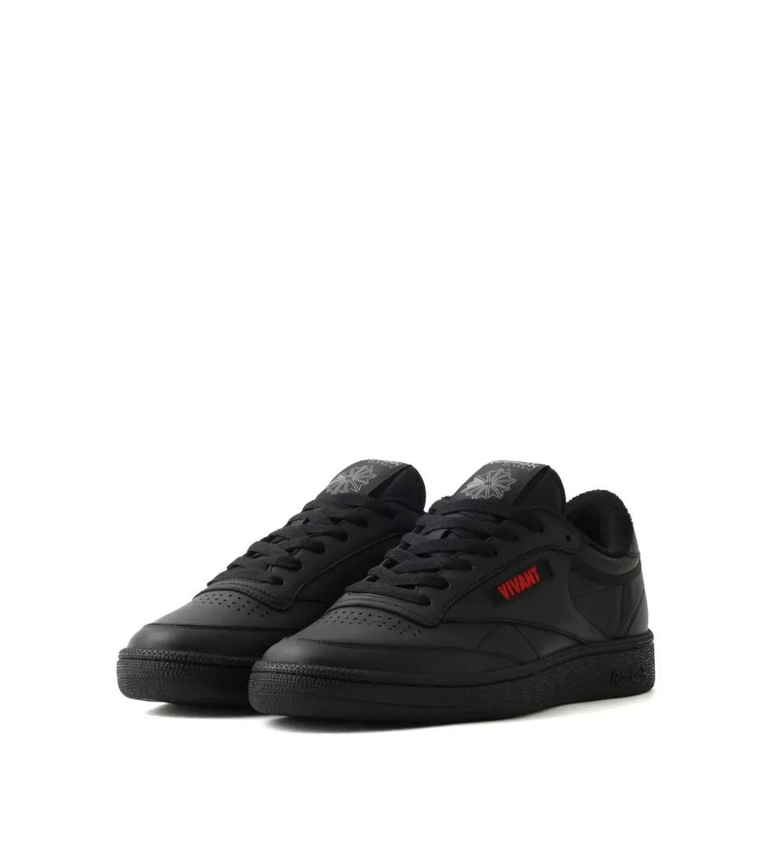 RB00185 VIVANT x atmos x Reebok Club C "Black/Red" (Men's)