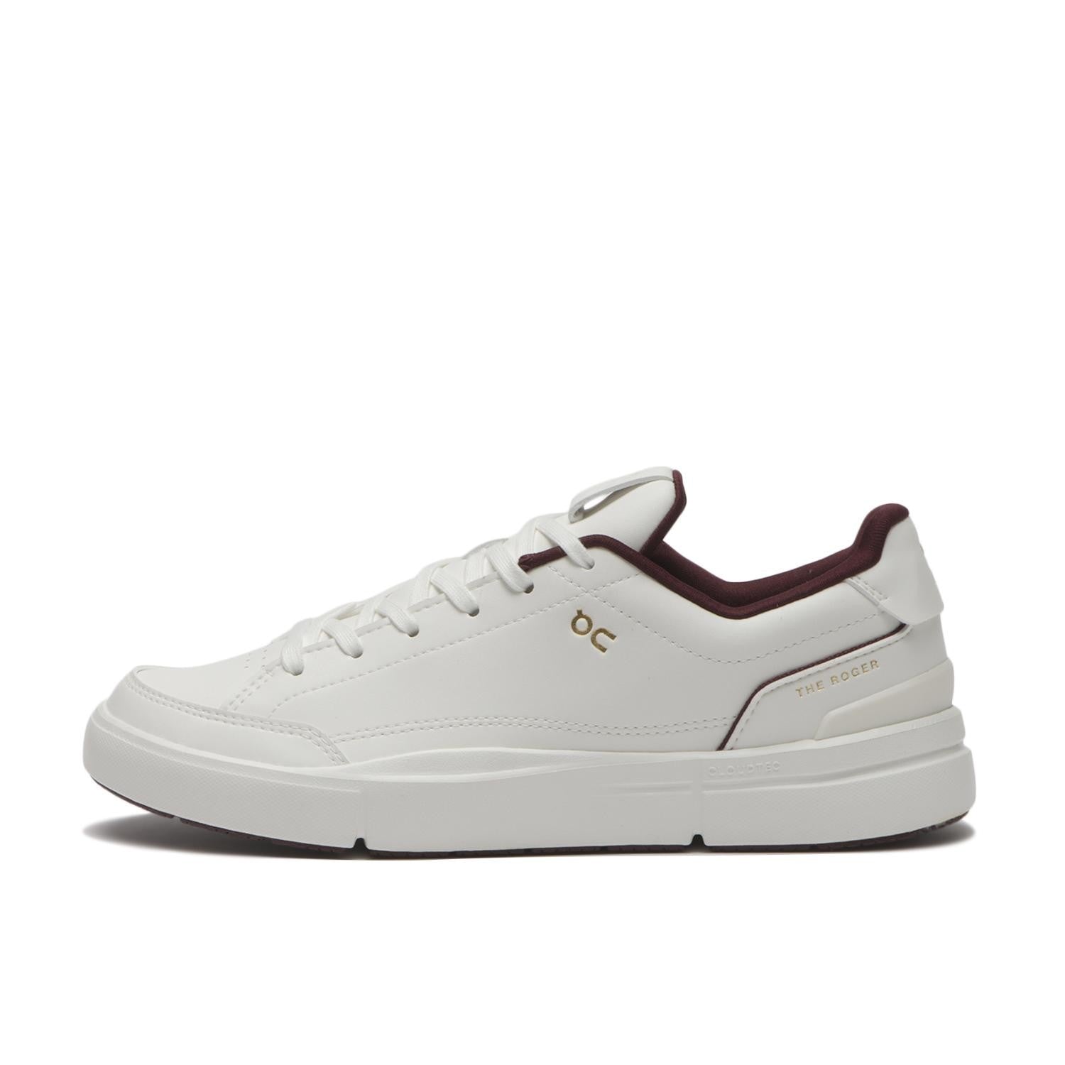 3WG10404758 On THE ROGER Centre Court Ivory Maroon (Women's)