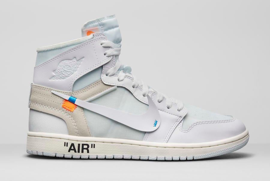 AQ0818-100 Off-White Ã Nike Air Jordan 1 Retro High White (Men's)