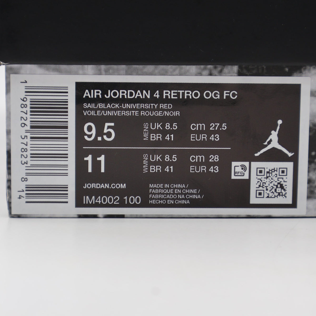 IM4002-100 Nike Air Jordan 4 Flight Club (Men's)
