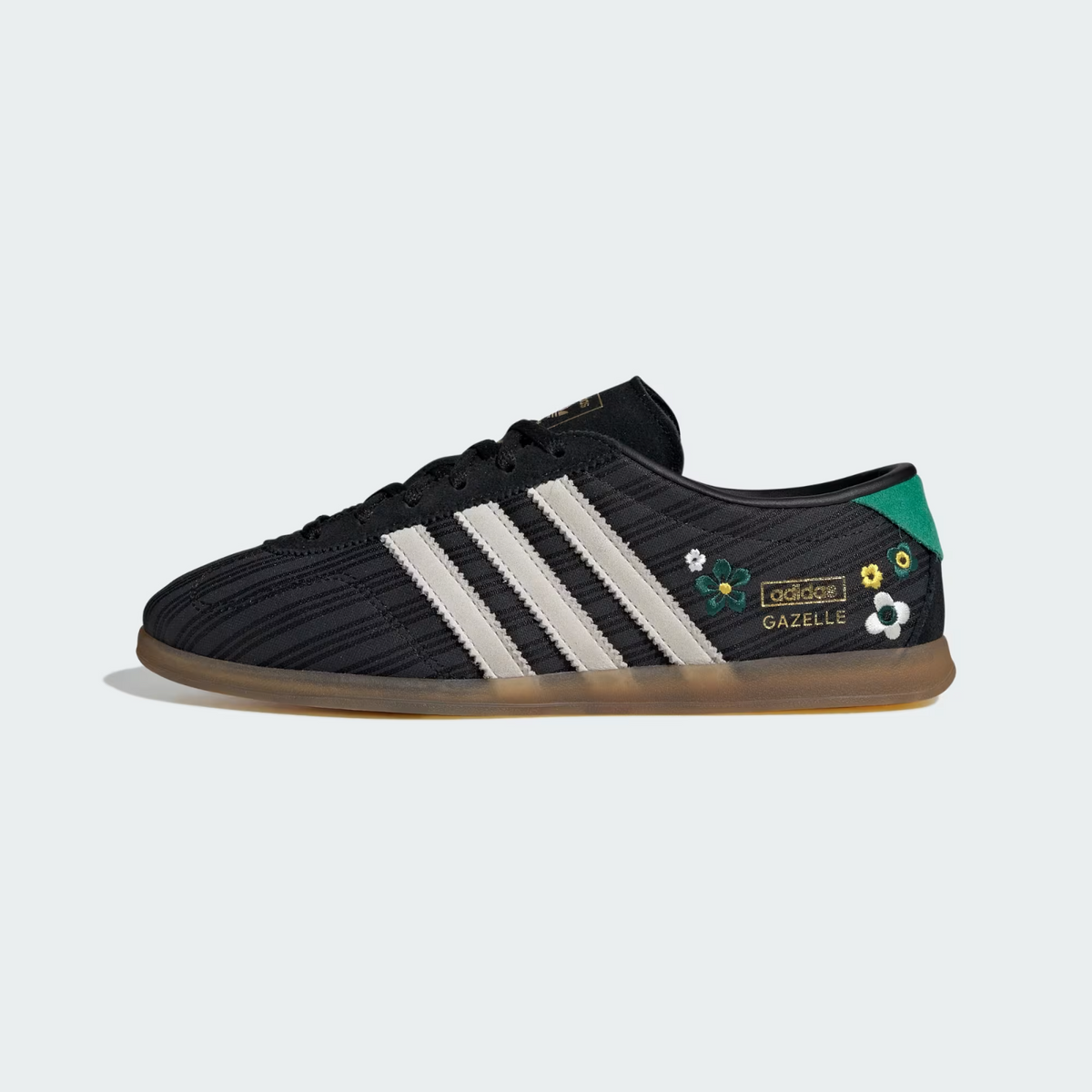IH1890 adidas Gazelle Lo Pro Core Black Off White Gum (Men's)