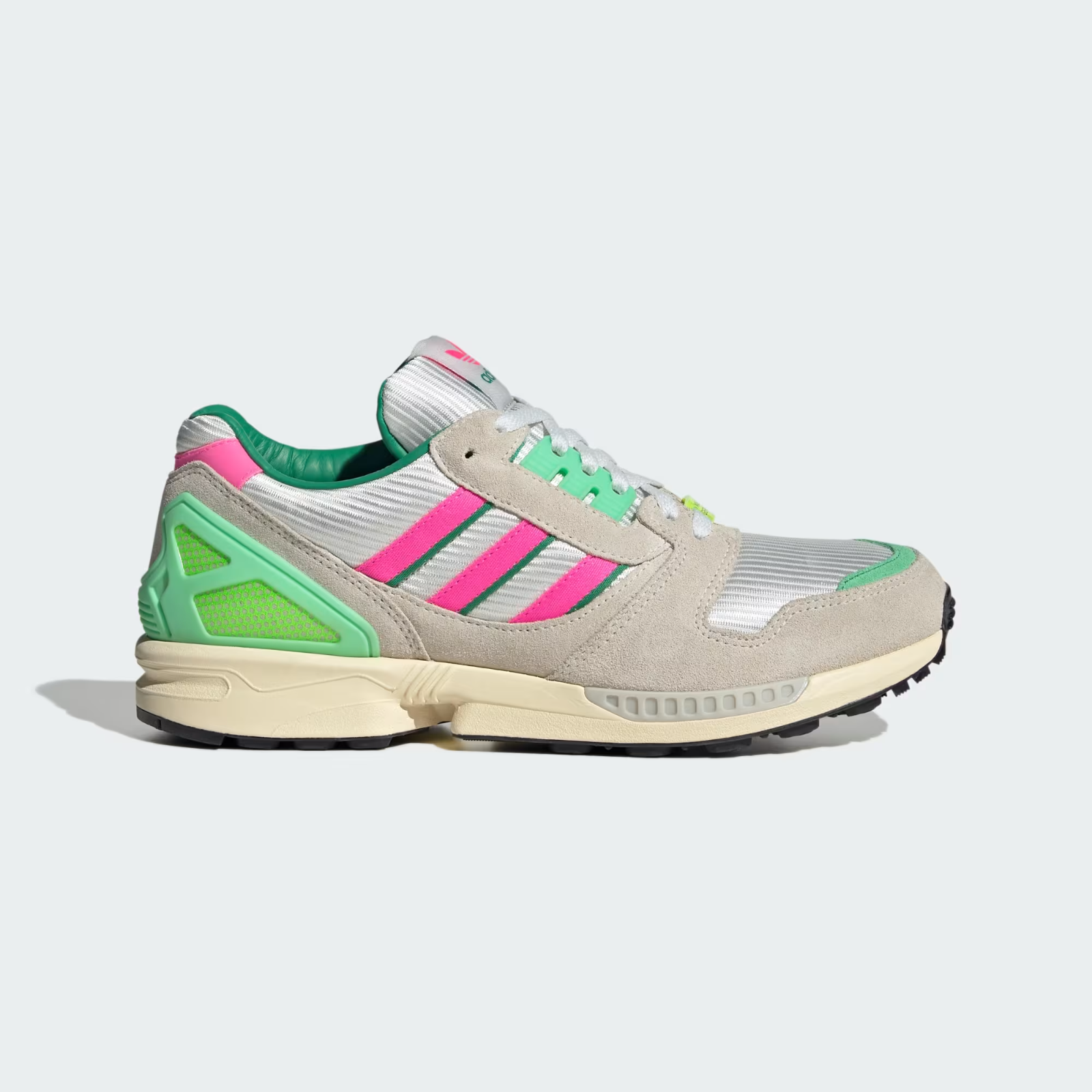 KI4726 adidas ZX 8000 "Off White/Lucid Pink/Semi Court Green" (Men's)