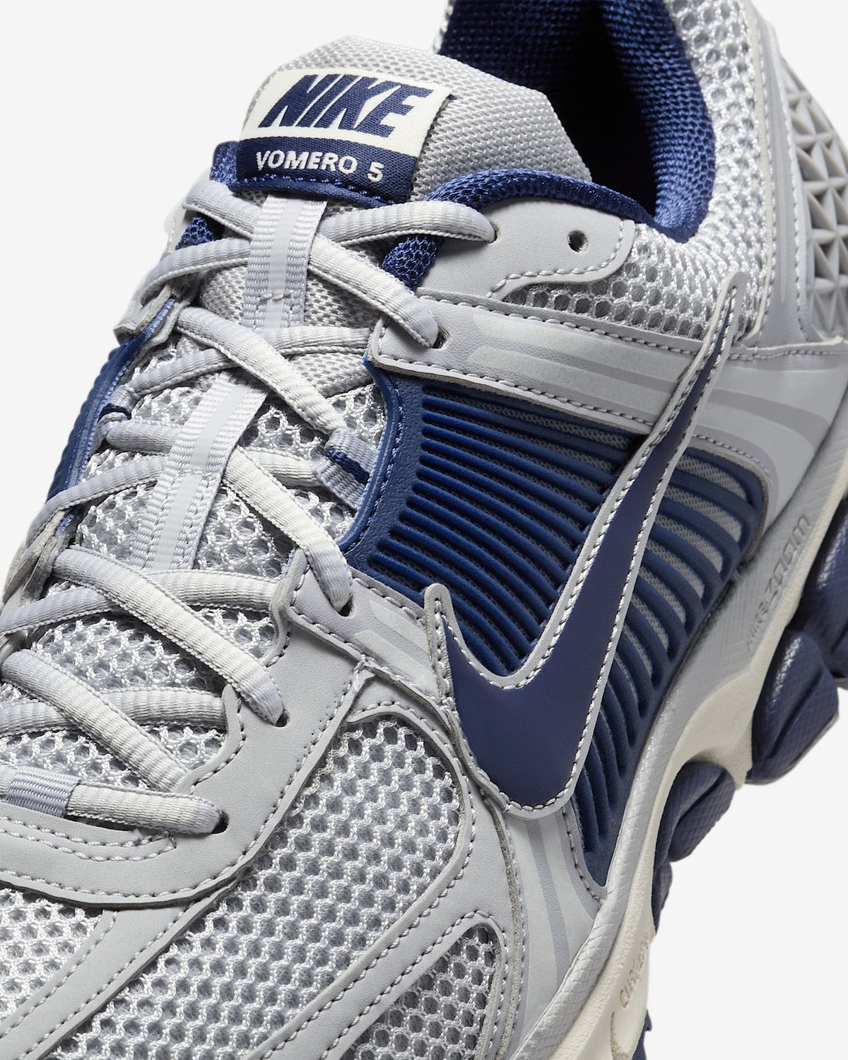 FB9149-003 Nike Zoom Vomero 5 Vast Grey Wolf Grey Pale Ivory Blue Void (Men's)