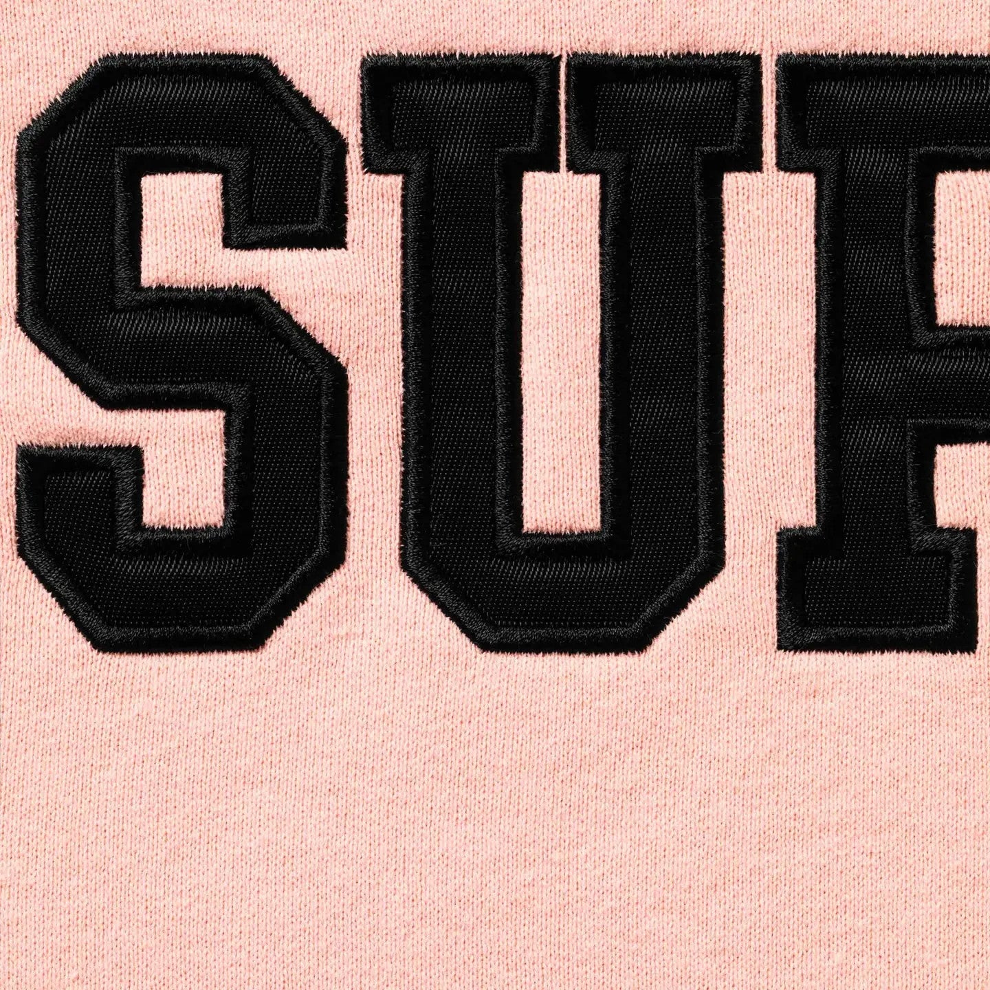 Supreme Shop Flag Half Zip Pullover (London) Light Pink
