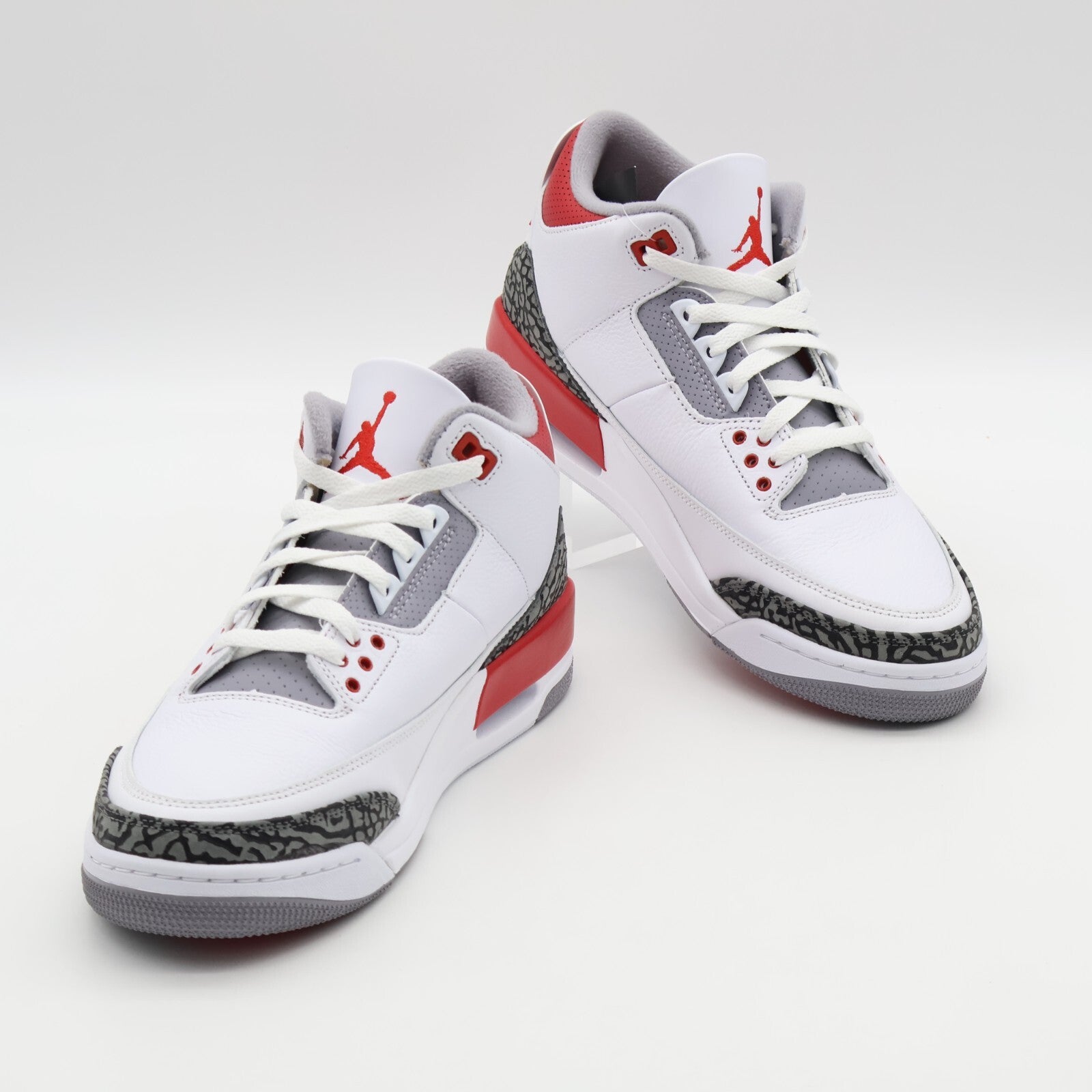DN3707-160 Nike Air Jordan 3 OG Fire Red White Cement Grey Black (Men's)