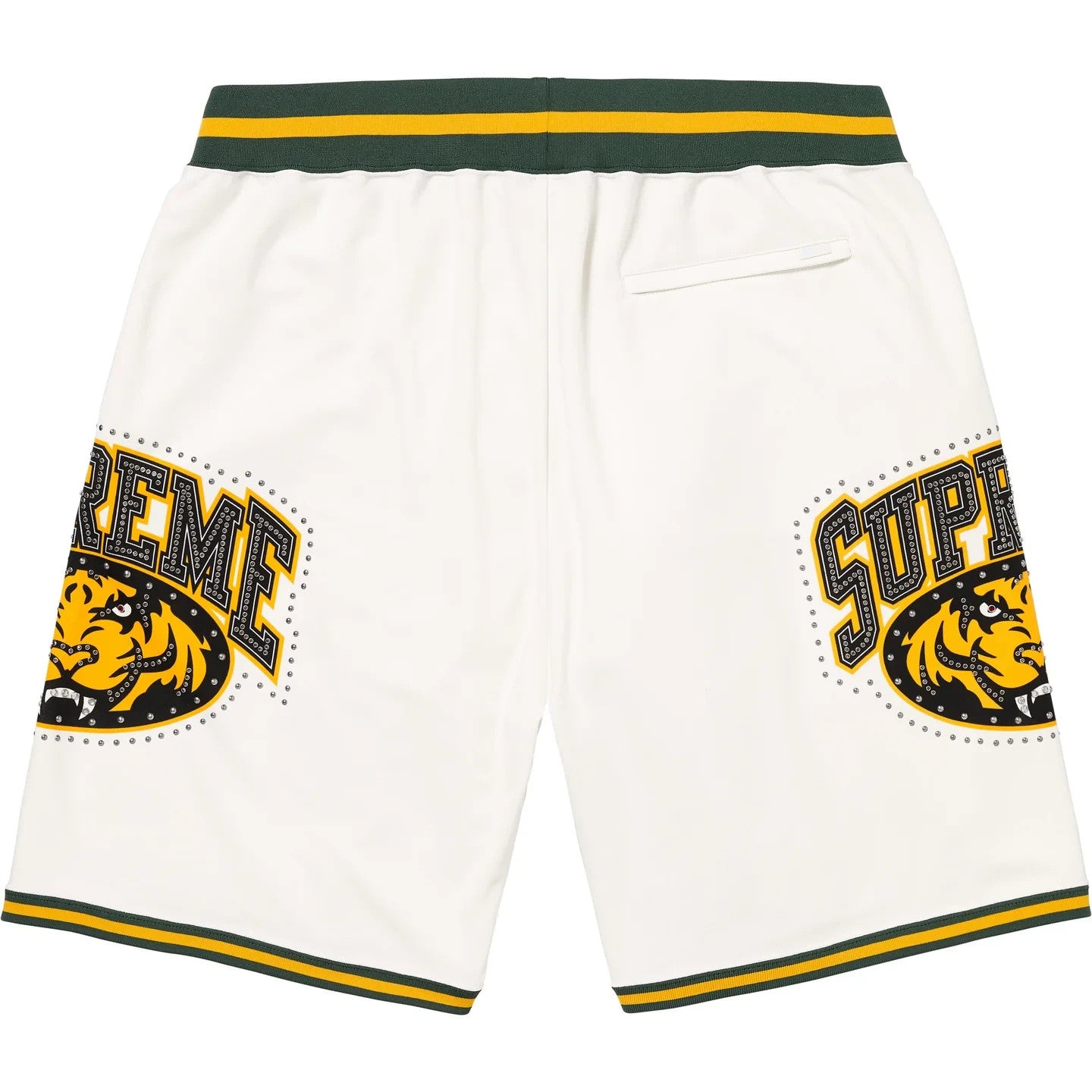 Supreme Studded Basketball Short White