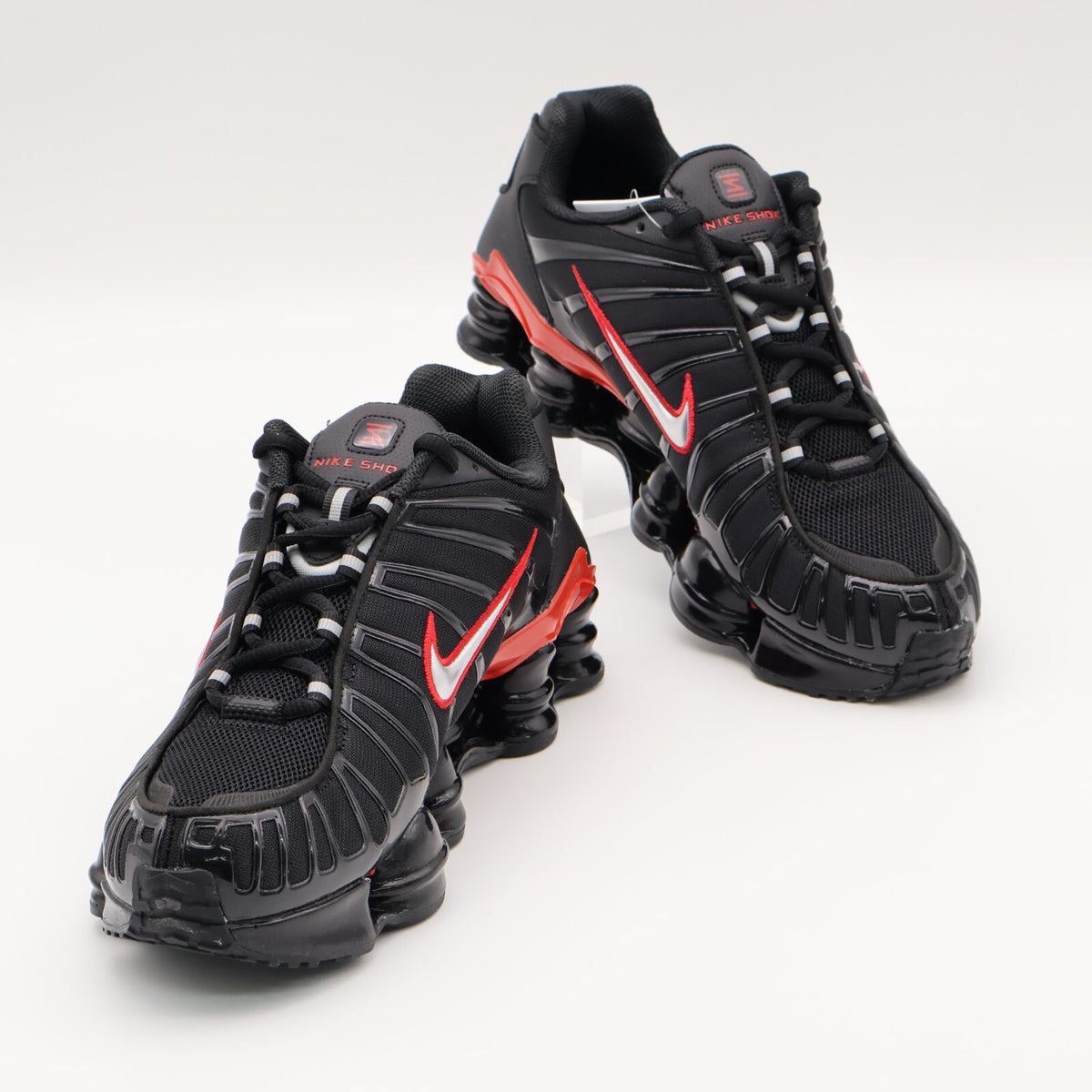 CN0151-003 Nike Shox TL Black University Red Metallic Silver (Men's)