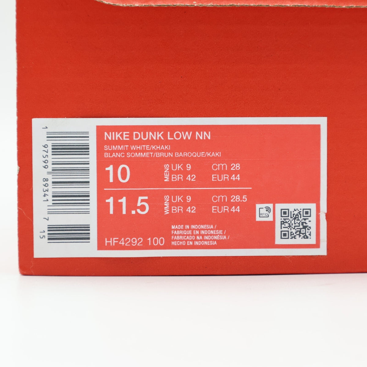 HF4292-100 Nike Dunk Low Next Nature Mocha (Men's)