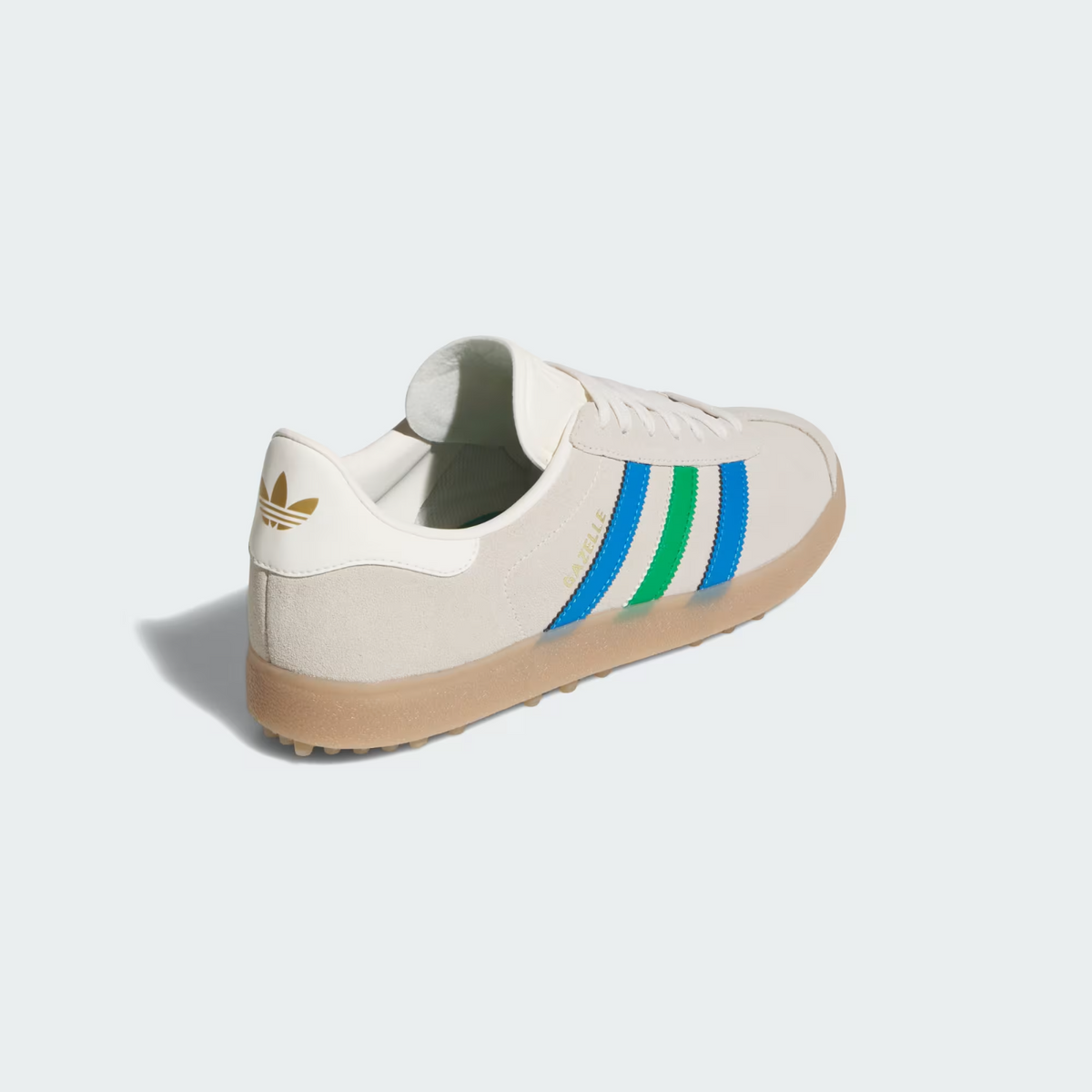 JI4165 adidas Originals Gazelle Spikeless Golf Chalk White Green Blue Bird (Men'