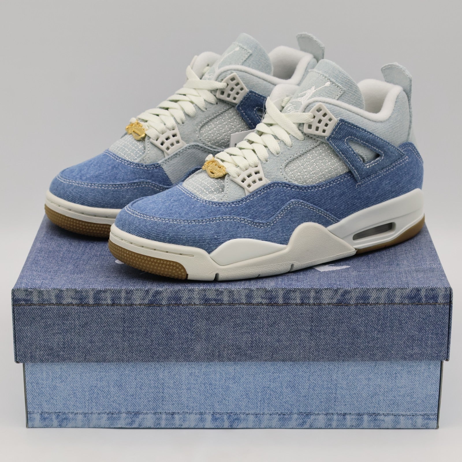 IB6716-100 Nike Women's Air Jordan 4 Denim Worn Blue (Women's)
