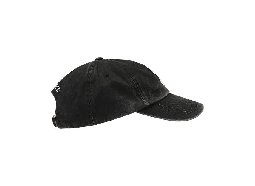 Supreme Pigment Coated S Logo 6-Panel Black