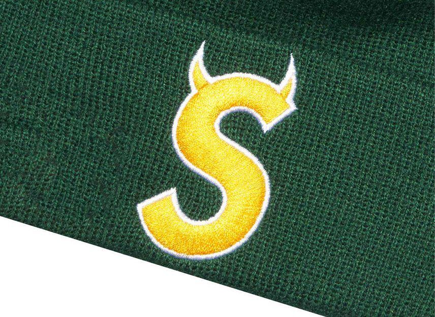 Supreme New Era S Logo Beanie Dark Green (22FW)