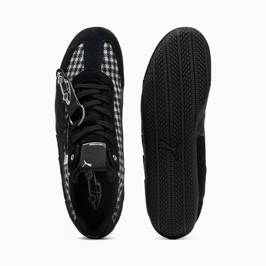 309389-01 Porsche Legacy Ã Puma Speedcat Pepita "PUMA Black/PUMA White" (Men's)