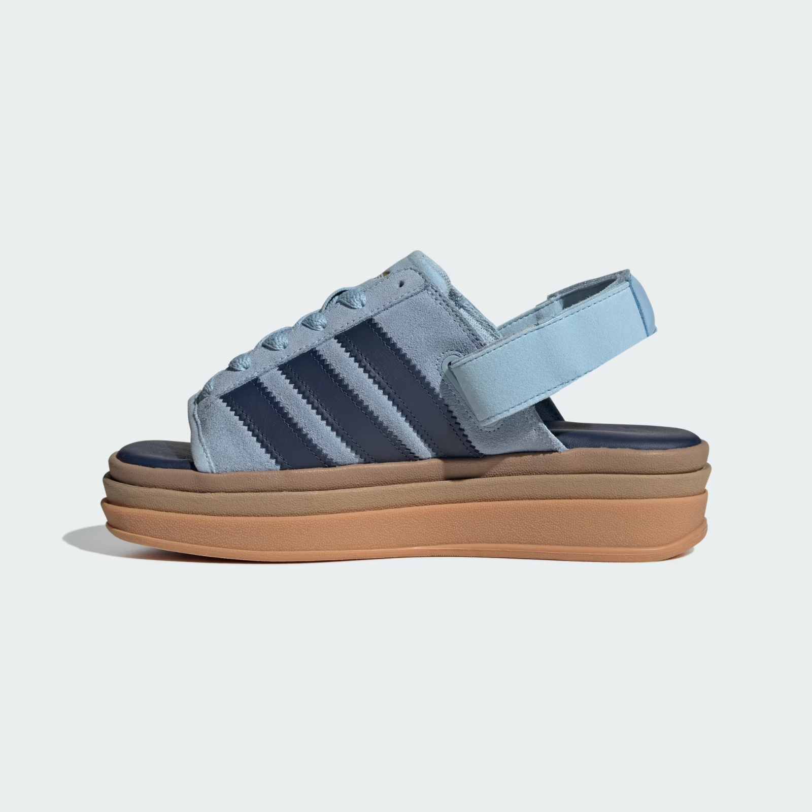 KI8583 adidas Gazelle Bold Sandal Clear Sky Night Indigo (Women's)
