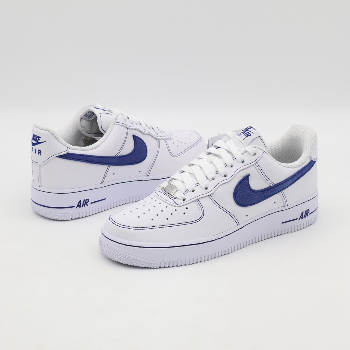 HQ2037-100 Nike Air Force 1 Low Blue Stitch (Men's)