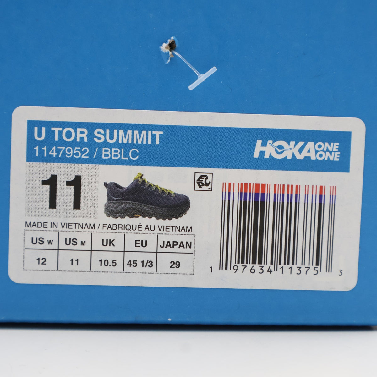 1147952-BBLC Hoka Tor Summit Black (Men's)