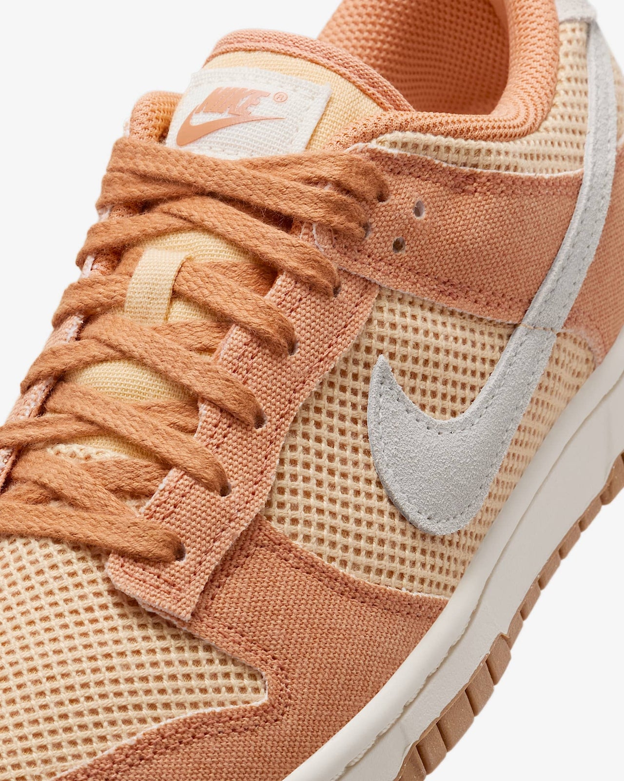 HJ5864-200 Nike Dunk Low Next Nature Amber Brown Pale Ivory White Onyx (Women's)