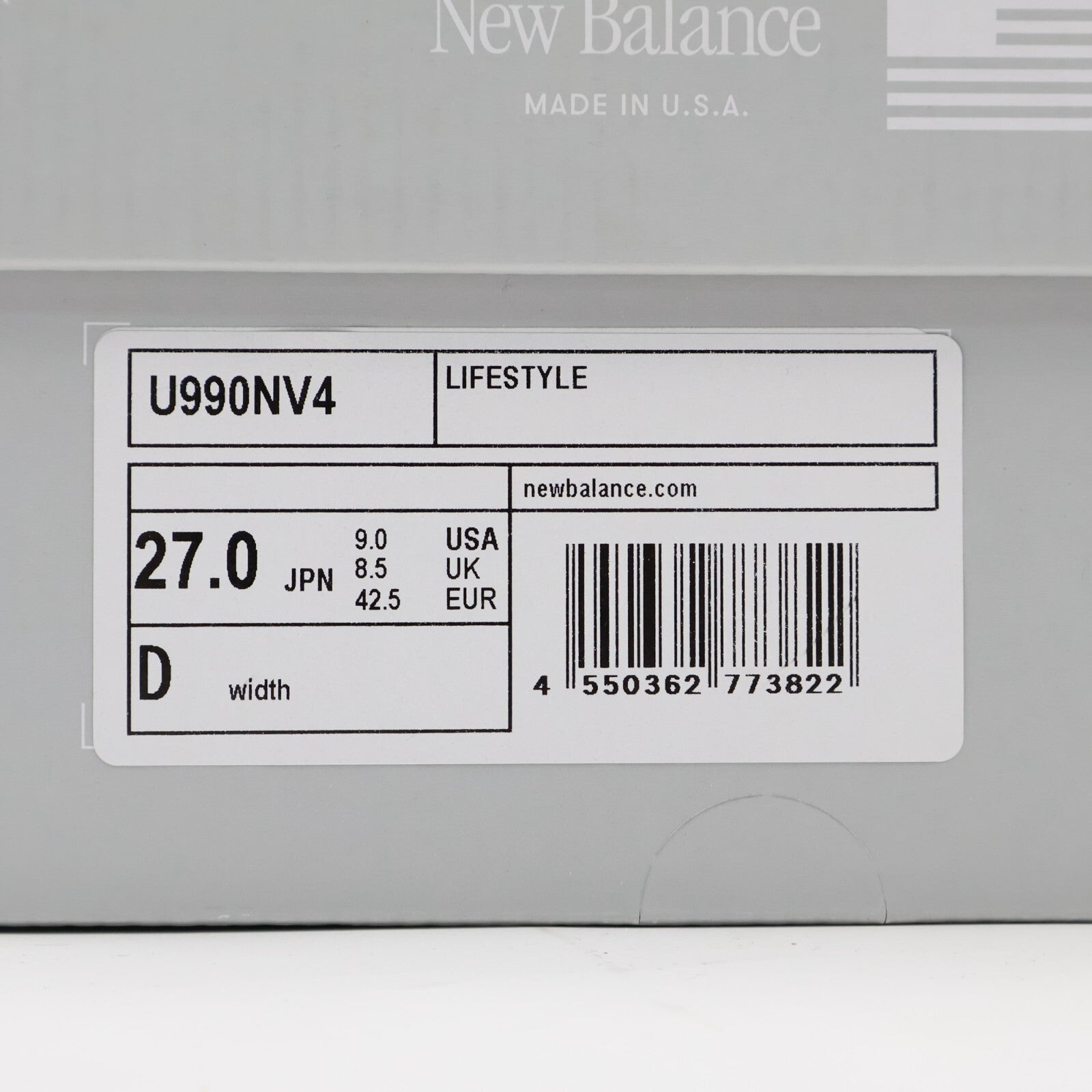 U990NV4 New Balance 990V4 Navy (Men's)