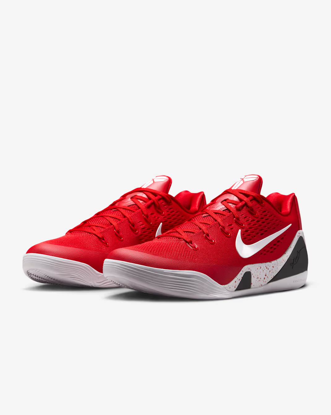 IH1401-600 Nike Kobe 9 Elite Low EM Protro University Red White (Men's)