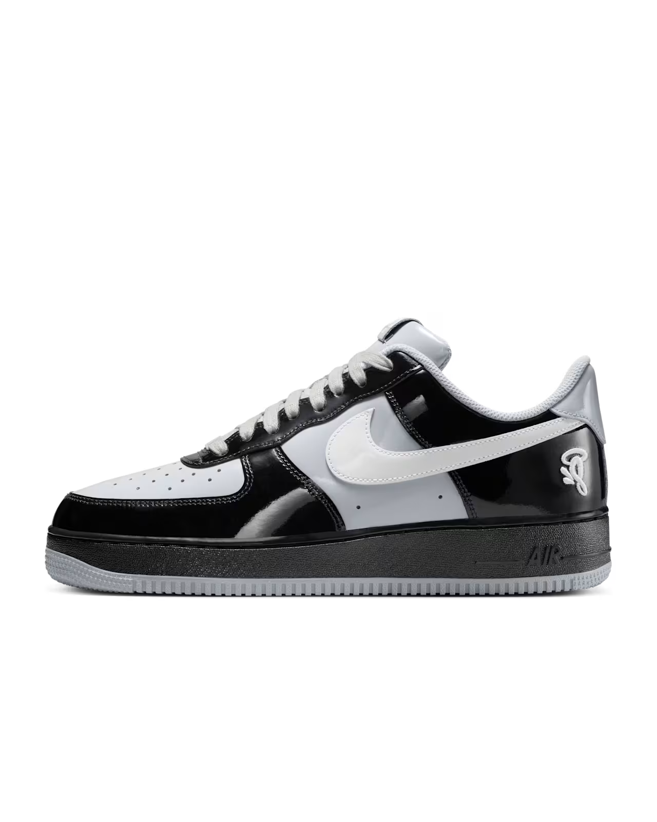 IO9974-010 Central Cee Ã Nike Air Force 1 Low Black Light Smoke Grey (Men's)